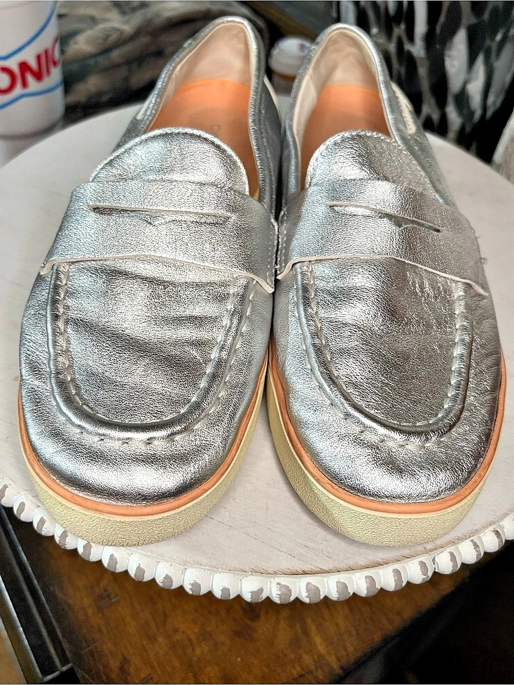 Cole Haan Metallic Loafers US 8